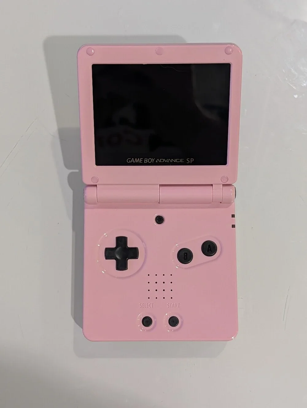 Glossy Pastel Pink Nintendo Game Boy Advance SP GBA SP System with v5 IPS Screen